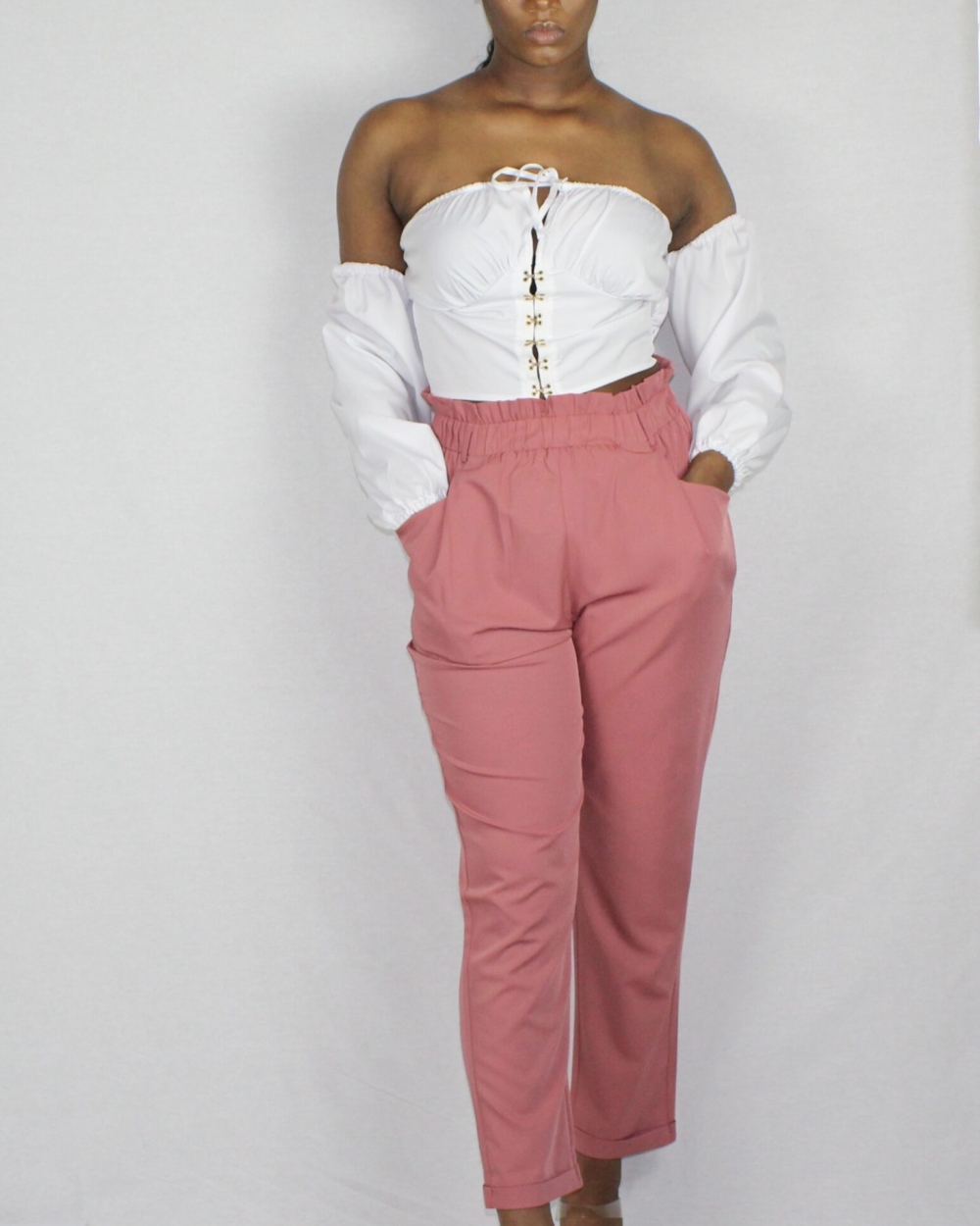 Pink Paperboy Trousers - Image 2