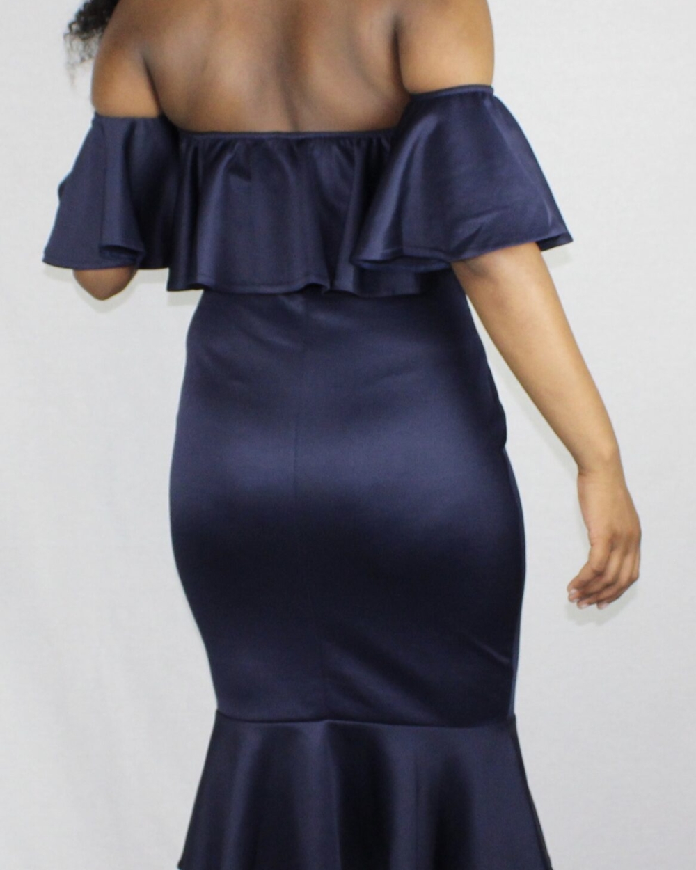 Navy Sweetheart Dress - Image 4