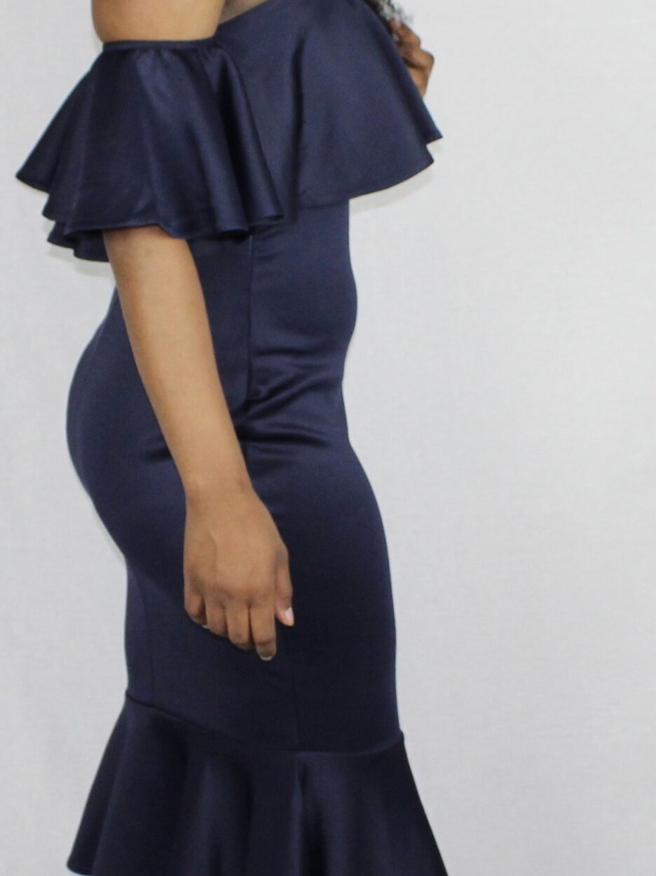 Navy Sweetheart Dress - Image 3